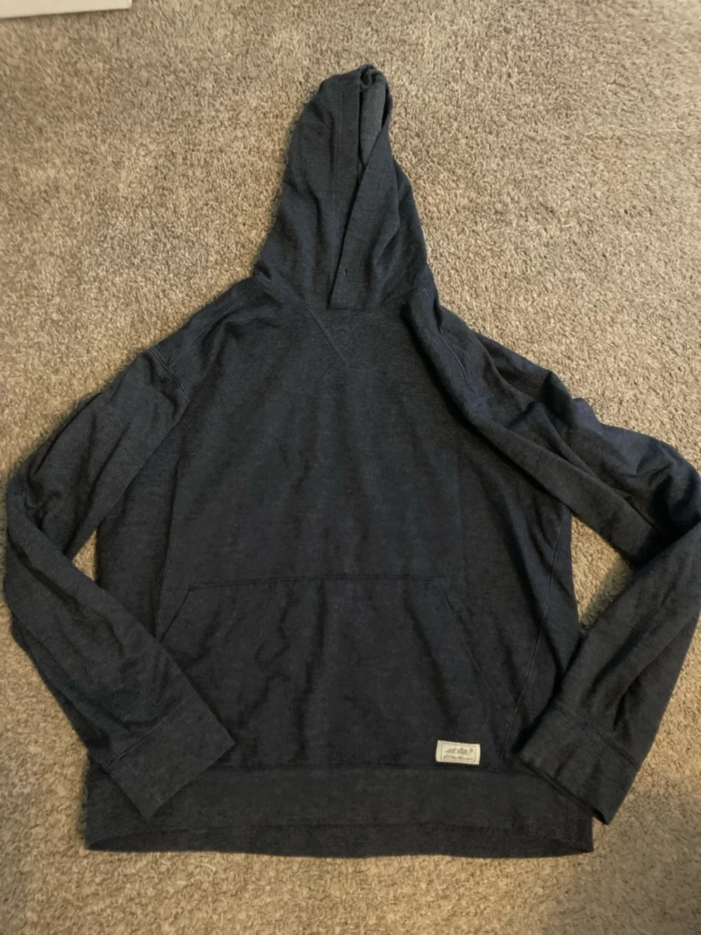Men's Eddie Bauer Hooded Pullover Sweater - blue - Picture 3 of 5